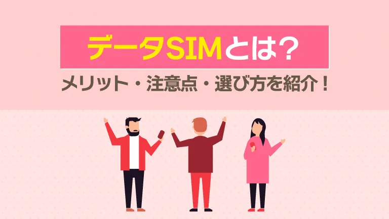 データSIMおすすめ4選！最安プランから無制限プランまで徹底解説│らいふヒント